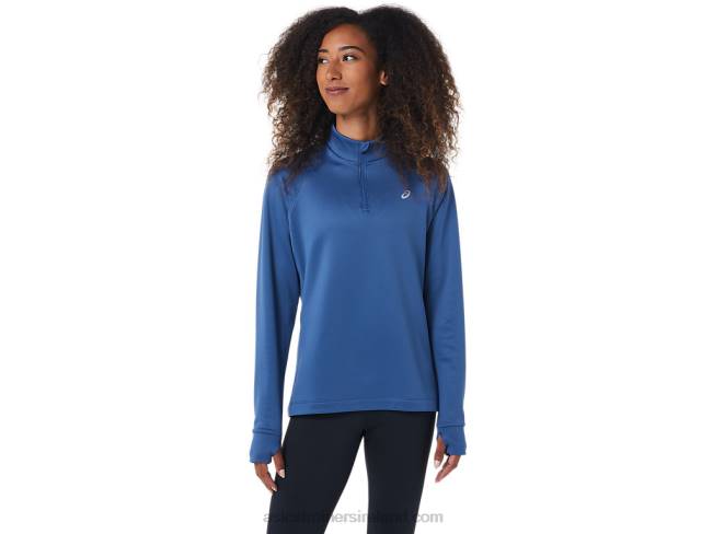 Womens Thermopolis 1/4 Zip Grand Shark Asics XXPD2799