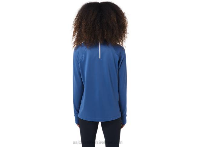 Women\s Thermopolis 1/4 Zip Grand Shark Asics XXPD2799