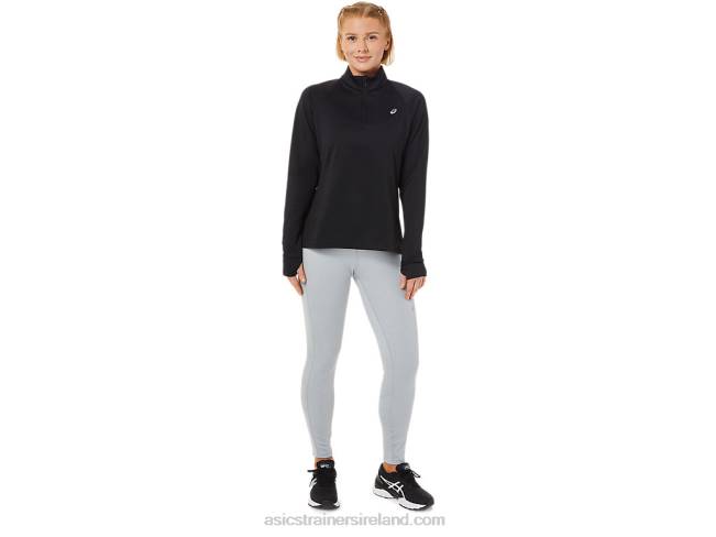 Women\s Thermopolis 1/4 Zip Performance Black Asics XXPD3636