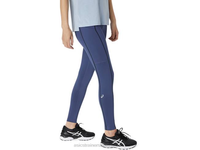 Women\s Thermopolis Tight Thunder Blue/Performance Black Asics XXPD3619