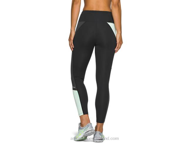 Women\s Tokyo Highwaist Tight Performance Black/Mint Tint Asics XXPD4171