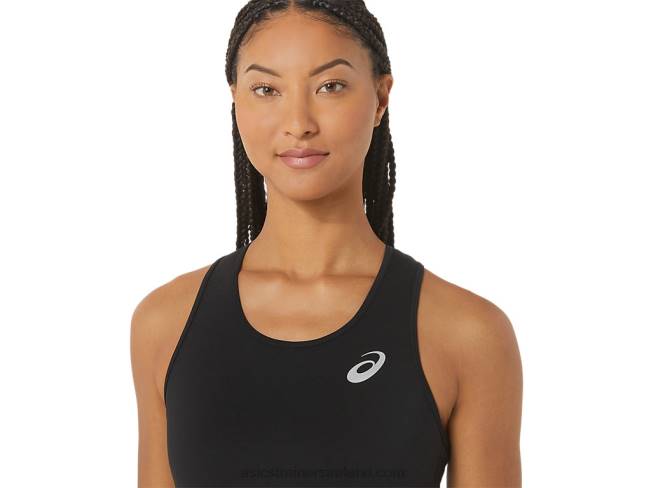 Women\s Track Cropped Top Performance Black Asics XXPD2312