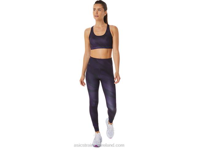 Women\s Training Graphic Bra Night Shade Asics XXPD2927