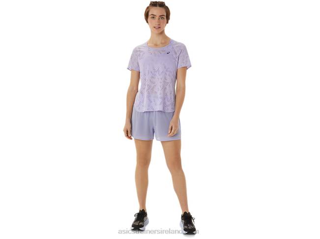 Women\s Ventilate Actibreeze Short Sleeve Top Vapor Asics XXPD3035