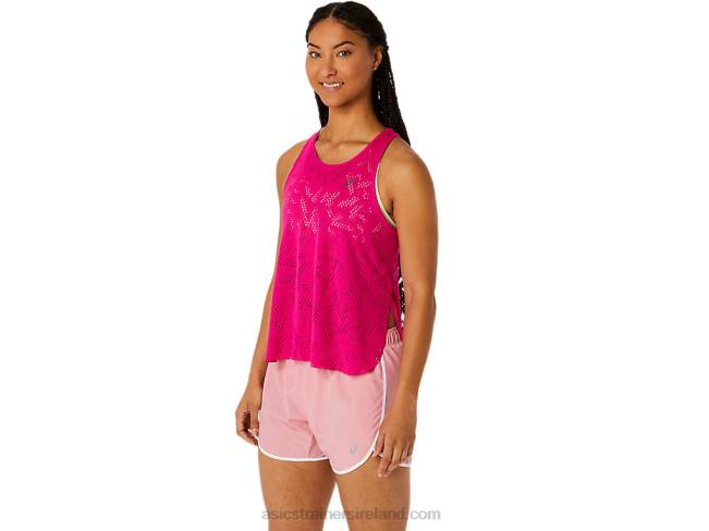 Women\s Ventilate Actibreeze Tank Pink Rave Asics XXPD2519