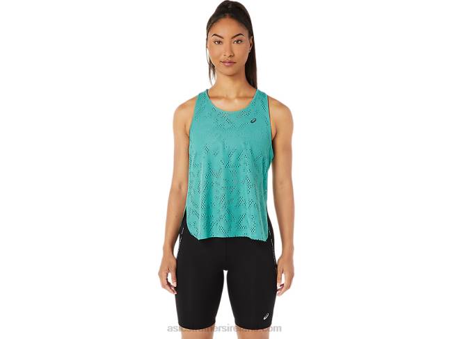 Womens Ventilate Actibreeze Tank Sage Asics XXPD3256