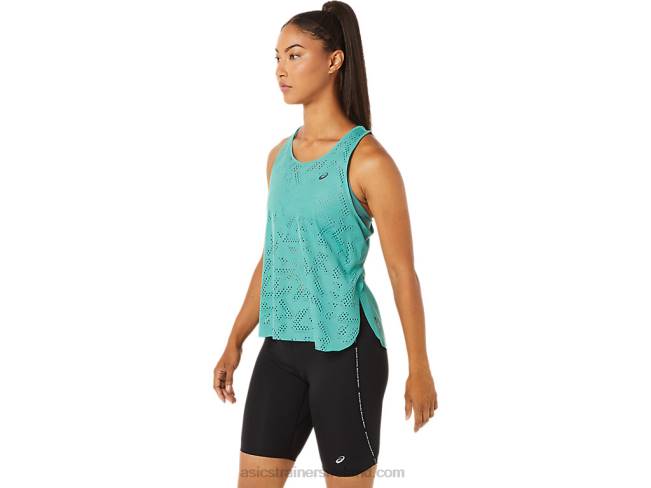 Women\s Ventilate Actibreeze Tank Sage Asics XXPD3256