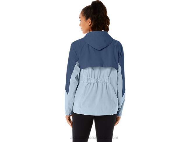 Women\s Waterproof Jacket Sky/Grand Shark Asics XXPD2175