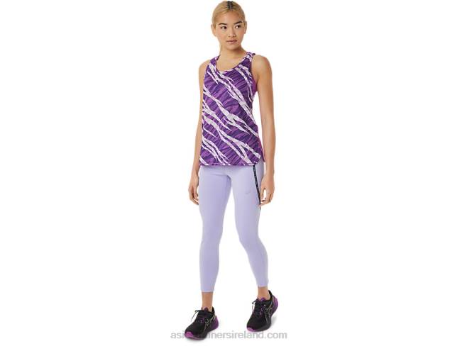 Women\s Wild Camo Tank Orchid/Lavender Glow Asics XXPD3068