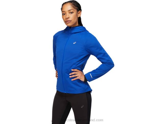 Women\s Winter Accelerate Jacket Monaco Blue Asics XXPD2366