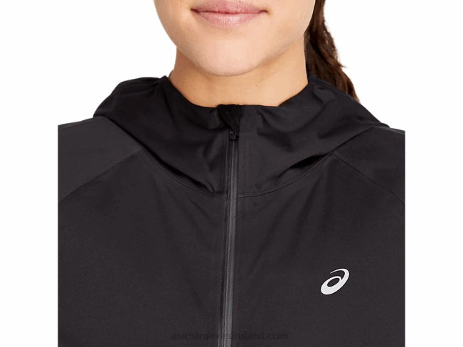 Women\s Winter Accelerate Jacket Performance Black Asics XXPD3419