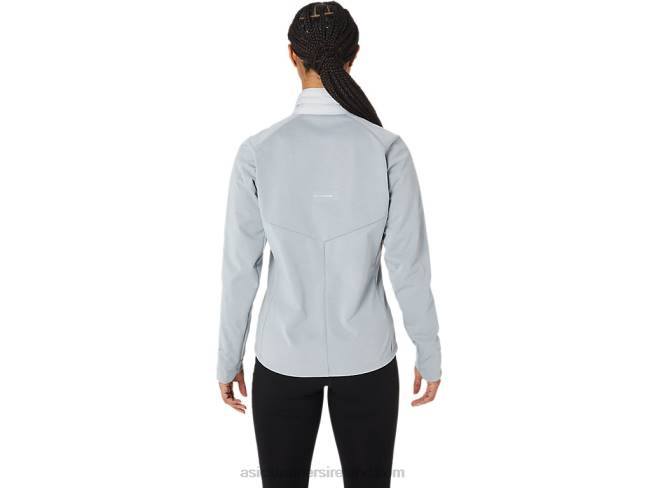 Women\s Winter Run Jacket Glacier Grey Heather Asics XXPD2827