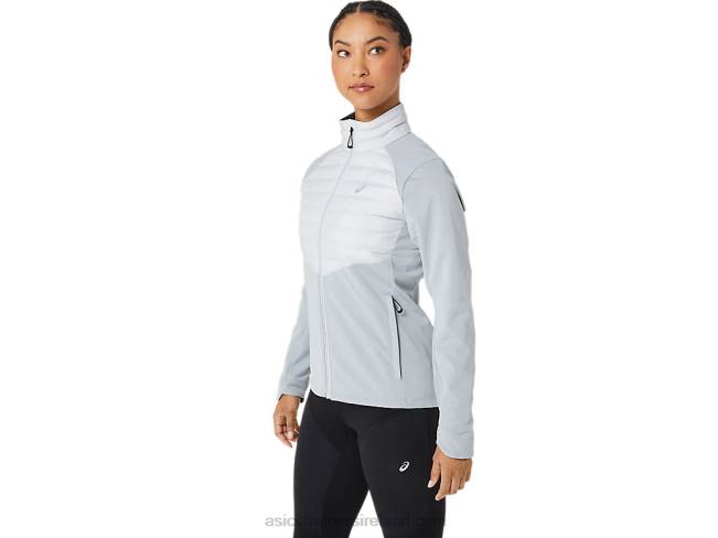 Women\s Winter Run Jacket Glacier Grey Heather Asics XXPD2827