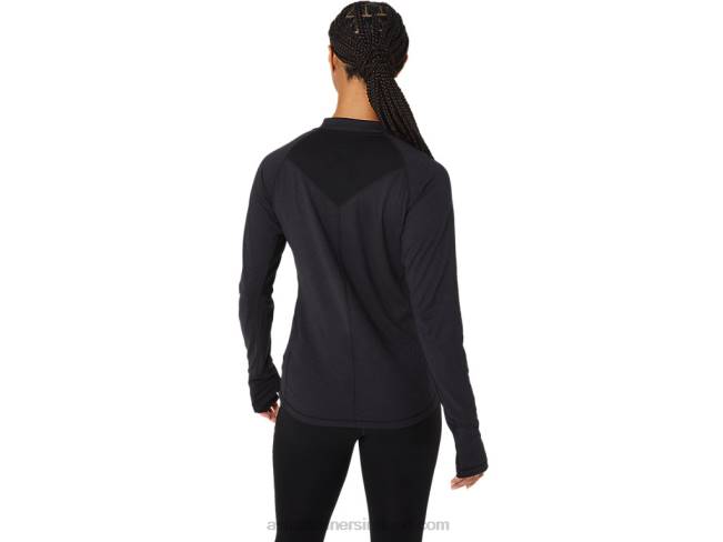 Women\s Winter Run Long Sleeve Top Performance Black Asics XXPD2756