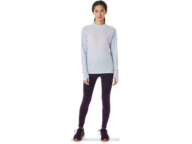 Women\s Winter Run Long Sleeve Top Soft Sky Asics XXPD2798