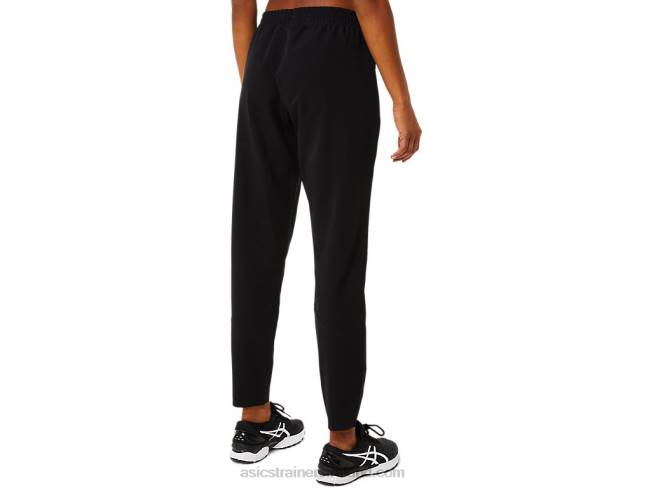 Women\s Woven Taper Pant Performance Black Asics XXPD3769