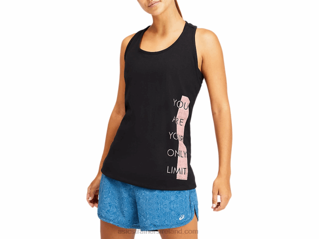 Womens You Are Your Own Limit Tank Performance Black Asics XXPD4115