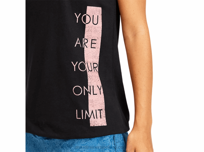 Women\s You Are Your Own Limit Tank Performance Black Asics XXPD4115