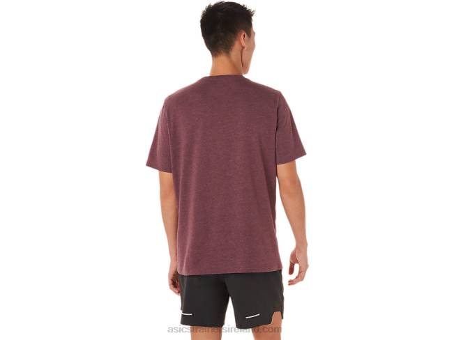 Xg Short Sleeve Lockup Logo Tee Deep Mars Heather Asics XXPD1463