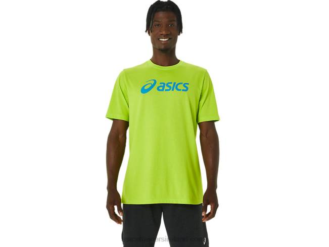 Xg Short Sleeve Lockup Logo Tee Lime Zest Asics XXPD1121