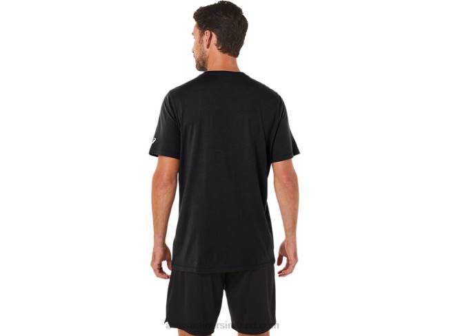 Xg Short Sleeve Lockup Logo Tee Performance Black Asics XXPD11