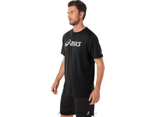 Xg Short Sleeve Lockup Logo Tee Performance Black Asics XXPD11