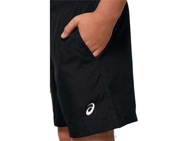 Youth Woven Sport Short Performance Black Asics XXPD4226