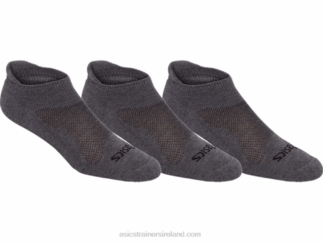 Cushion Low Cut(3 Pack) Grey Heather Asics XXPD577