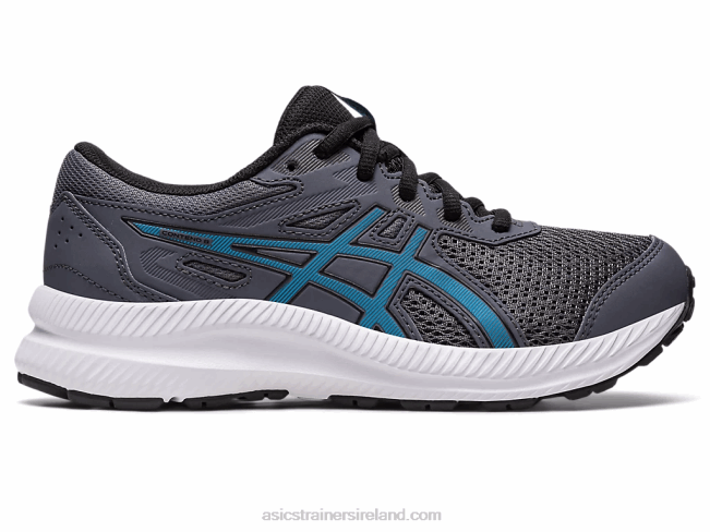 Contend 8 Grade School Carrier Grey/Island Blue Asics XXPD4245