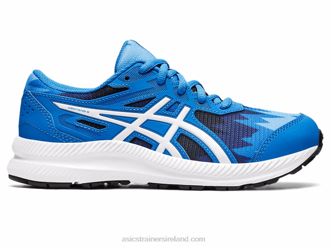 Contend 8 Grade School Electric Blue/White Asics XXPD4345