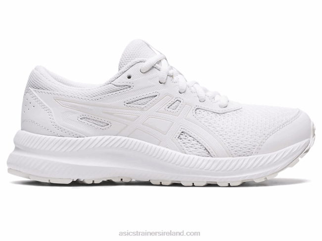 Contend 8 Grade School White Asics XXPD4332