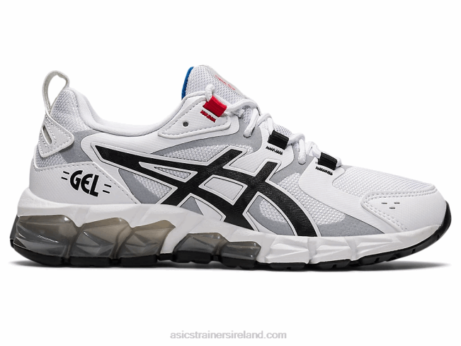 Gel-Quantum 180 6 Grade School White/Black Asics XXPD4422