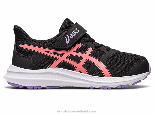 Jolt 4 Pre-School Black/Papaya Asics XXPD4274