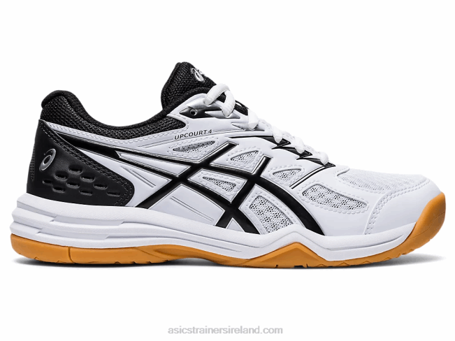 Upcourt 4 Grade School White/Black Asics XXPD4558