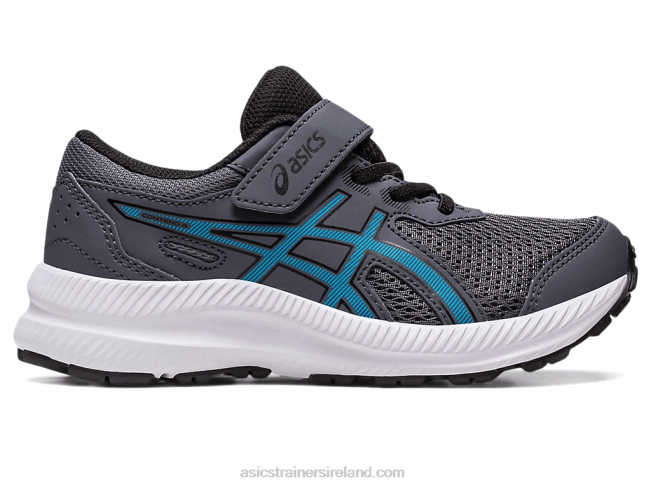 Contend 8 Pre-School Carrier Grey/Island Blue Asics XXPD4241