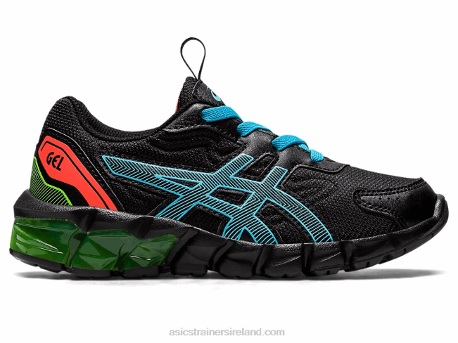 Gel-Quantum 90 3 Pre-School Black/Aquarium Asics XXPD4386