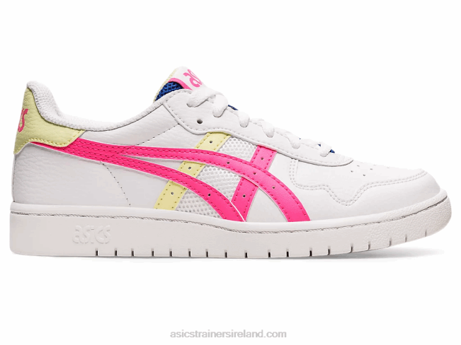 Japan S Grade School White/Hot Pink Asics XXPD4415