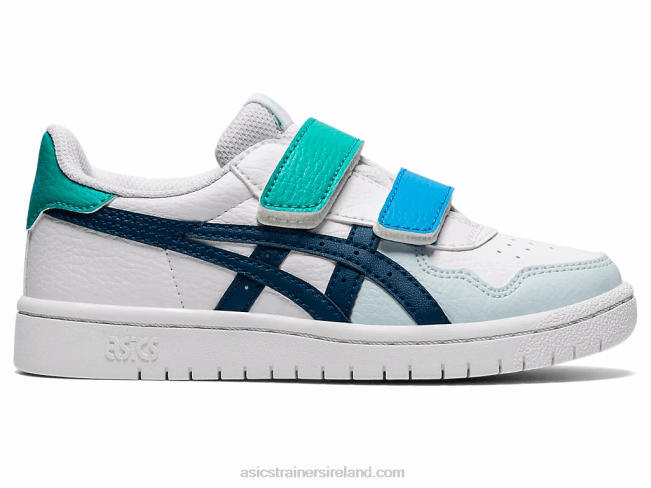 Japan S Pre-School White/Mako Blue Asics XXPD4540