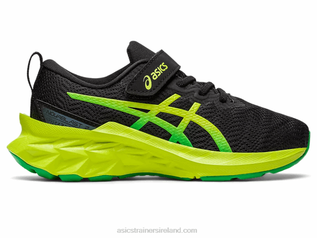 Novablast 2 Pre-School Black/Lime Zest Asics XXPD4224