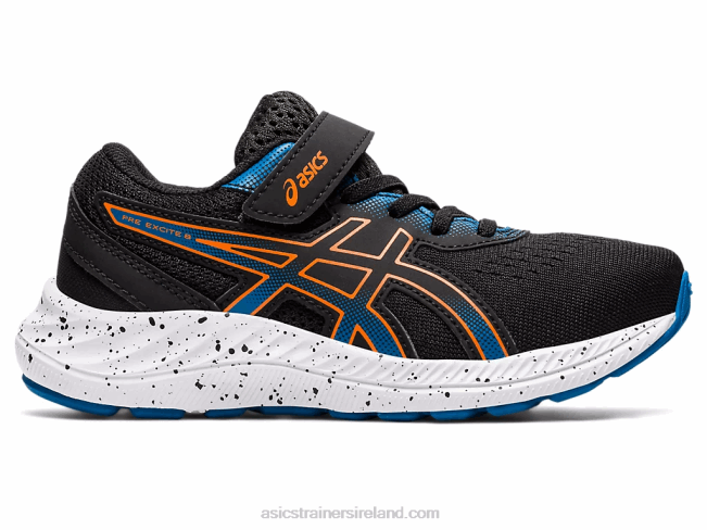 Pre Excite 8 Pre-School Black/Marigold Orange Asics XXPD4532