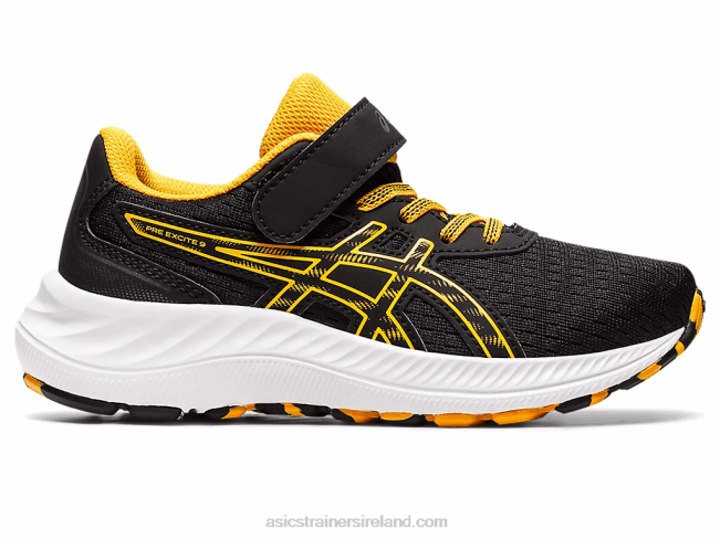 Pre Excite 9 Pre-School Black/Amber Asics XXPD4344