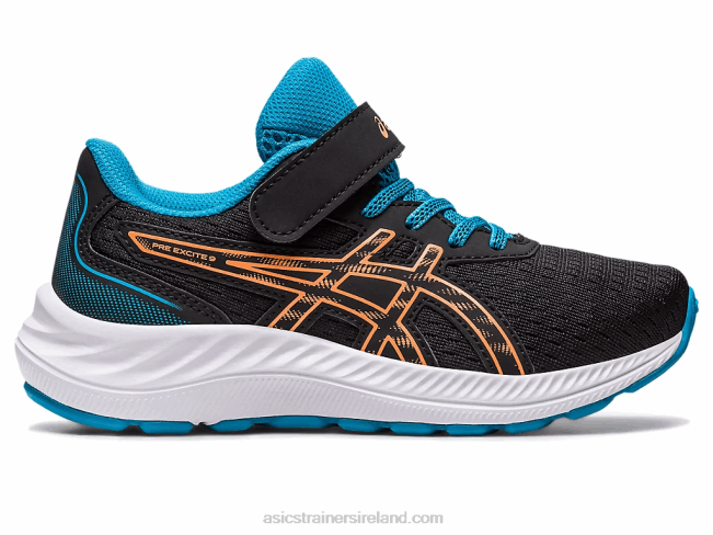 Pre Excite 9 Pre-School Black/Sun Peach Asics XXPD4280