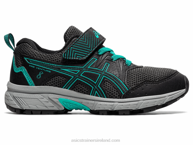 Pre Venture 8 Pre-School Black/Baltic Jewel Asics XXPD4497