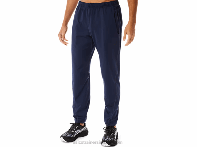 Men's Brushed Knit Pants Midnight Asics XXPD754