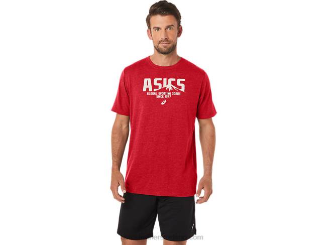 1977 MTn Tee Classic Red Heather Asics XXPD21