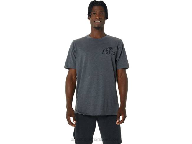 Fuji 1977 Tee Dark Grey Heather Asics XXPD886