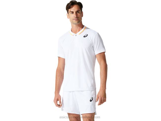 Men's Match Polo Shirt Brilliant White Asics XXPD2000