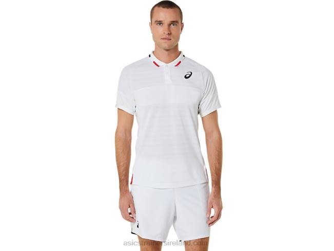 Men's Match Polo-Shirt Brilliant White Asics XXPD324