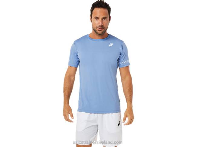 Men's Short Sleeve Tee Blue Harmony Asics XXPD1513