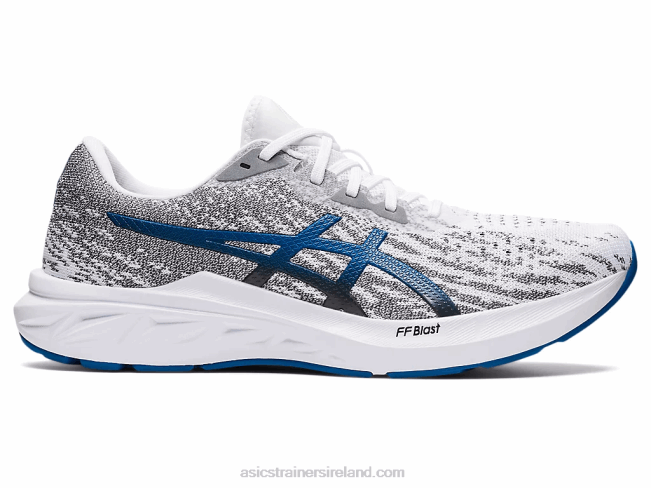 Dynablast 2 White/Lake Drive Asics XXPD1479